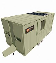 16ft Eco Solar Mobile Welfare Unit
